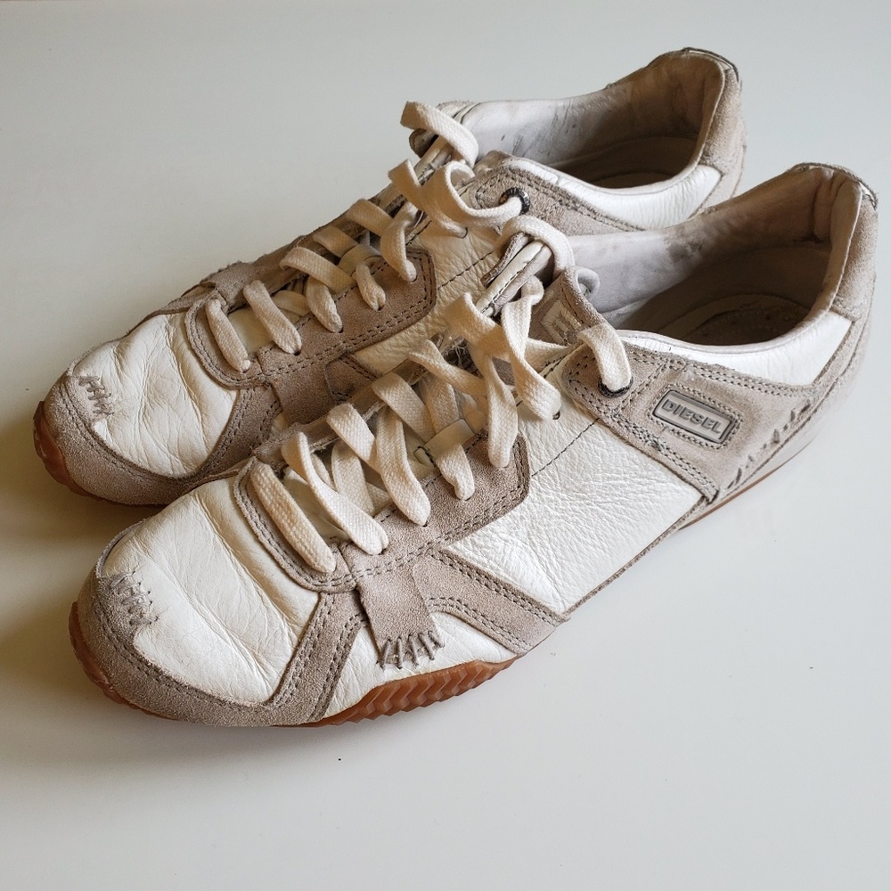 Diesel Brodie White Leather Men's sneaker US 9.5